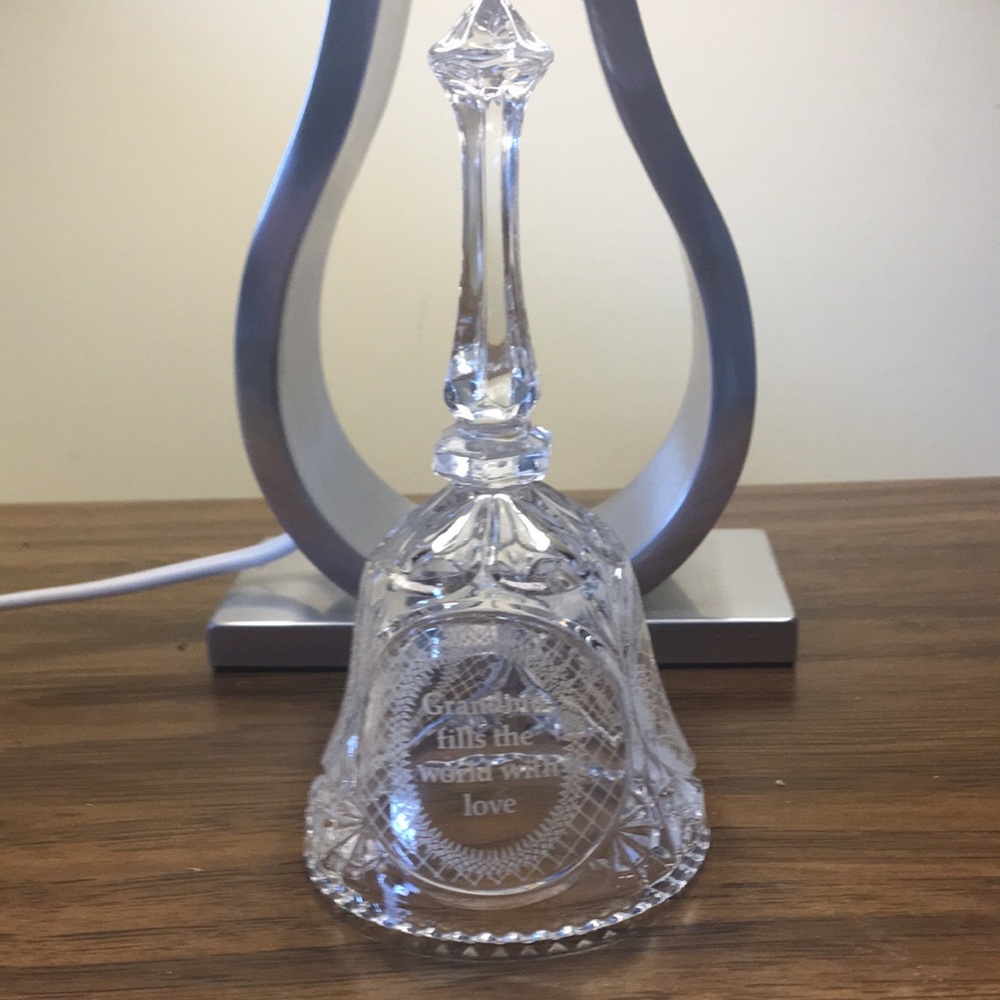 Crystal Bell with Engraving